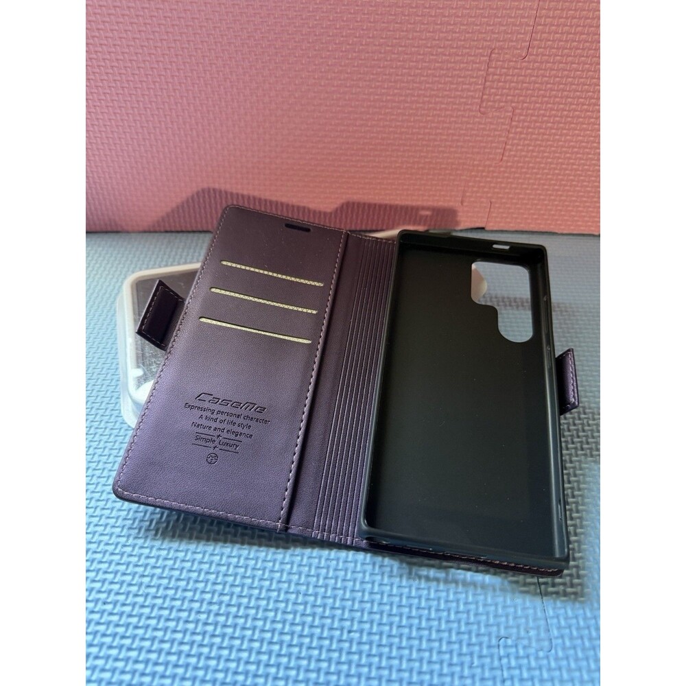 Flip Cover For Samsung Galaxy S23 PU Leather Wallet Stand Case / Xtra Black Case